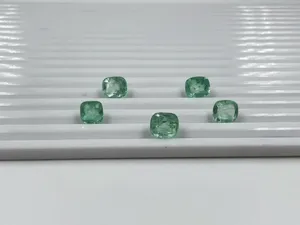 100% colombiana Natural suelto Esmeralda cojín de corte de piedras preciosas 5 piezas 18,95 quilates de piedras preciosas - Product Image 4