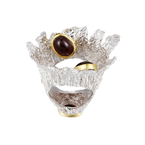 Speciale di Disegno del Commercio All'ingrosso Grande <span class=keywords><strong>Granato</strong></span> Pietra 925 <span class=keywords><strong>Anello</strong></span> Gioielli In <span class=keywords><strong>Argento</strong></span> - Product Image 1