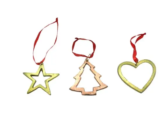 Premium Kwaliteit Kleine Kerstdecoratie Sterboom Hart Opknoping Kerst Ornament Hoge Kwaliteit