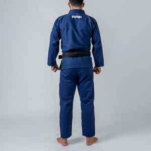 การออกแบบล่าสุดน้ำเงินตัด Professional Jiu Jitsu Uniform Custom Made Kimono บราซิล Bjj Gi - Product Image 3