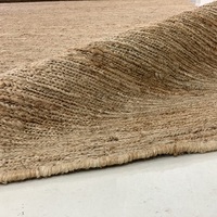 Sisal Jute Herbe de Mer Lavable ignifuge Fabricant Indien Grand Surdimensionné Personnalisé Noué À La Main Sumac Moderne Vintage Tapis Tapis