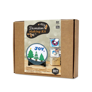 Kit de décoration DIY pour Noël, ensemble d'artisanat avec motifs Joy Design inclus - Product Image 1