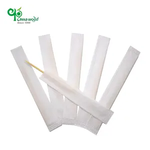 Natural Custom Label Individually Paper Wrapped Color Factory Wholesale Packing Bamboo Toothpick