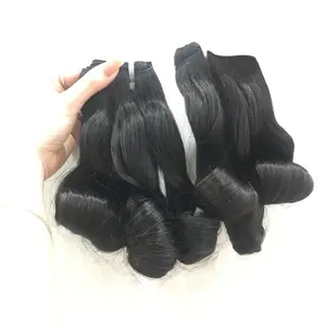 Cabelo cru vietnamita encaracolado, alta qualidade de cabelo virgin alinhado diretamente a partir de fornecedor vietnamita