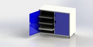 Gabinete de Almacenamiento de Aluminio y Hierro Seiki Innovations Vietnam, OBM/OEM, Certificado ISO 9001, Garantía de 12 Meses, Dimensiones Personalizables - Product Image 2