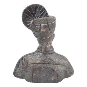 Handmade Antique Brass Military Sculpture Bust Sculptures Figurine Statue Statement Pieces Decor Gift <b>Items</b> - Product Image 5