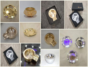 Cendrier polonais brillant de qualité supérieure Cendrier en aluminium de forme moderne de haute qualité Design classique Cendrier argenté fabriqué à la main fantaisie - Product Image 6