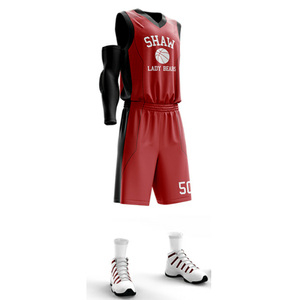 Custom Men high quality New arrivals Men's basketball club V-neck jersey breathable set for club playing game basketball uniform - Product Image 2