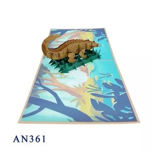 Meilleure vente de papier découpé au laser Crocodile 3D Pop Cadeaux de mariage faits à la main conçus sur mesure inspirés du style anime du Vietnam - Product Image 2