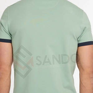 Camiseta de algodón personalizada para hombre, Polo clásico liso de manga corta, 2022 - Product Image 3