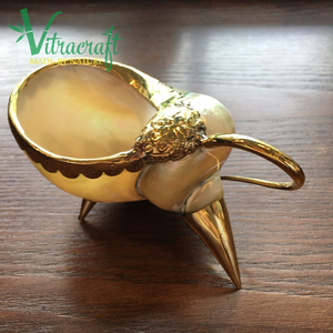 Concha de perla madre incrustado, chapado en oro de Vietnam - Product Image 1