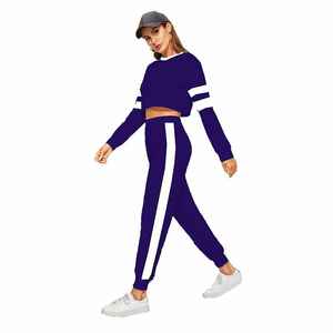 Survêtement pour femmes, coton/polaire, couleur vert néon, nouvelle collection - Product Image 3