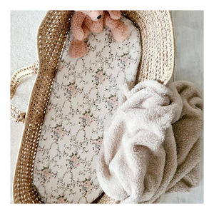 Indian Top Quality Super Soft 100% Organic Cotton Customized Newborn <b>Bassinet</b> <b>Sheets</b> - Product Image 1