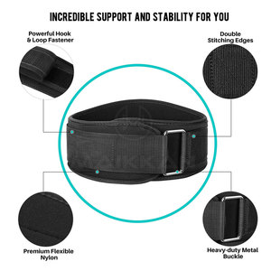 Cinturón de neopreno personalizado OEM para Fitness y levantamiento de pesas, equipo de Fitness de la mejor calidad al por mayor - Product Image 3