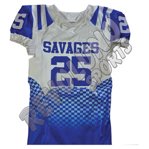 Camiseta personalizada de fútbol americano SAVAGE, alta calidad, sublimación - Product Image 6