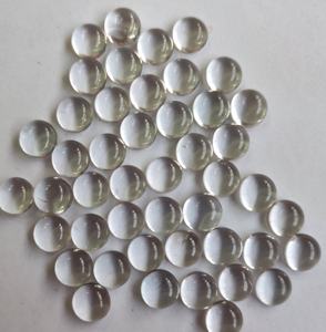 Cabujones de topacio blanco Natural, cabujones redondos de 2mm a 8mm, de alta calidad - Product Image 4