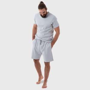 Chándal deportivo de manga corta para hombre, ropa de playa de alta calidad, Conjunto de camiseta con pantalones cortos, conjuntos dobles de verano - Product Image 3