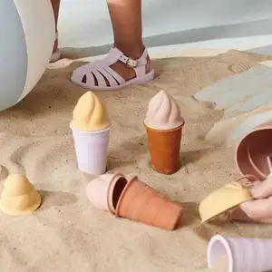 AMUSANT JOUET de PLAGE EN SILICONE pour ENFANTS JOUET DE CRÈME GLACÉE