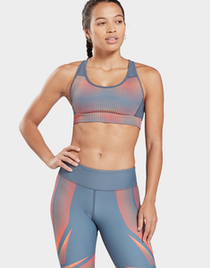 ออกแบบโลโก้ของคุณเองได้ บราออกกำลังกายสำหรับผู้หญิงแบบกระชับปานกลาง รุ่นใหม่ล่าสุด - Product Image 2