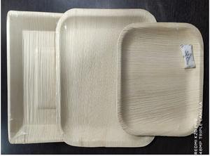 Platos y platos de cerámica bioactivos Stealth de hoja de areca higiénica 100%, respetuosos con el medio ambiente, saludables para usar, patrón de planta único para acampar - Product Image 5