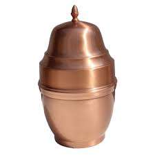 Artsu-Urns en cuivre au Design Royal et motif de crème, pour hommes et animaux de compagnie, pièce de design Antique indienne - Product Image 3