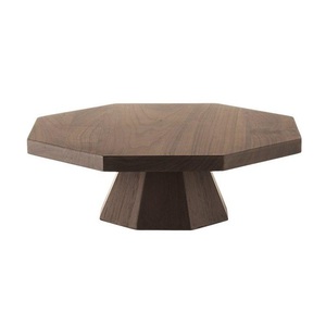 Support à gâteau en bois de créateur fait main de forme ronde à deux niveaux le plus vendu pour la décoration et le service de dessert - Product Image 3