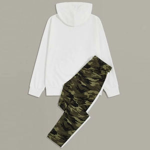 Vente chaude Survêtement d'hiver pour homme personnalisé écologique/Sweat-shirt/Ensemble de jogging sur mesure - Product Image 2