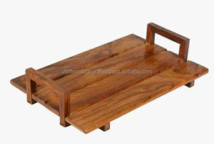 Plateau à Fruits décoratifs maison avec poignée en métal, ustensile de cuisine Durable, de meilleure qualité, bas prix, plateau de service artisanal - Product Image 6