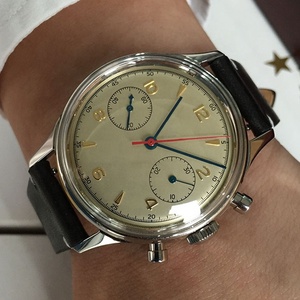 Reloj Automático Cronógrafo con Movimiento <span class=keywords><strong>Seagull</strong></span> ST1940, Correa de Reloj, Relojes de Pulsera para Hombre - Product Image 5