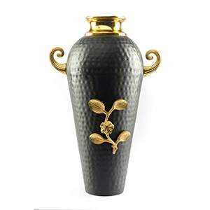 Florero de Metal cónico hecho a mano para decoración de mesa de centro de boda para arreglos de jarrón de habitación y piso - Product Image 4