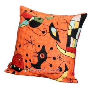 Cojín de lujo decorativo para el hogar bordado hecho a mano con diseño circular, funda de almohada Lumbar, decoración de sillón de Patio y porche - Product Image 5