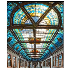 Dôme et puits de lumière en verre vitré en zinc - Product Image 1