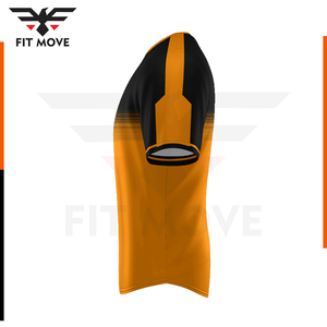 Maillot de baseball imprimé personnalisé pour hommes, tenue, livraison rapide, chemises jaunes unies avec sublimation, fonction respirante, prix bon marché - Product Image 3