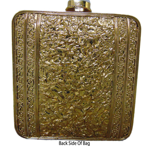 Buy multi color clutch Eid gift metal Bag Shell stone mosaic - Product Image 3
