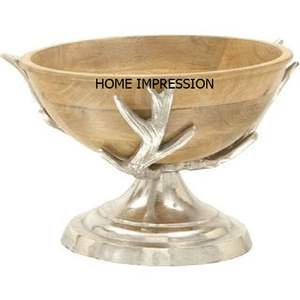 เขากวางหัวเขากวางชามโลหะตกแต่งโต๊ะใหม่ชามเสิร์ฟ - Product Image 5