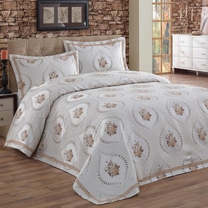 Ivory Color 100% Organic Cotton Bedspread Sheet GOTS Certified From India - Product Image 3