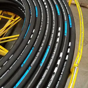 Haute pression hydraulique en spirale de fil d'acier tuyau en caoutchouc hengshui fabricant