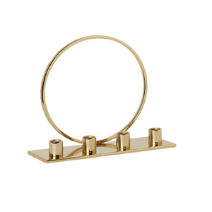 Bougeoir couleur argent en métal taille et forme personnalisées bougeoir pour la maison et la décoration de mariage - Product Image 3