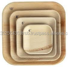 Organic Natural Areca Palm Leaf <b>Disposable</b> Eco-Friendly Dish Stylish Stealth Design with Engraving for Parties - Product Image 3