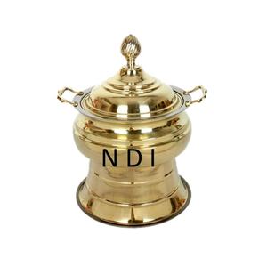 Casseroles de finition polies brillantes serveur chauffe-plats mariage ou fiançailles fête traiteur servant chauffe-plats - Product Image 4