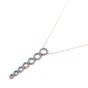 Forme ronde creuse grande forme petit pendentif en argent sterling 925 bijoux faits à la main en gros - Product Image 2