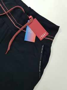 Pantalones casuales de algodón elásticos con cordón para mujer, marca original, excedentes de producción, lote de Bangladesh - Product Image 4