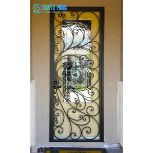 Giá Rẻ Nhà Sản Xuất Chuyên Nghiệp Đồ Trang Trí Vườn Rèn Sắt Chính Gates - Product Image 5