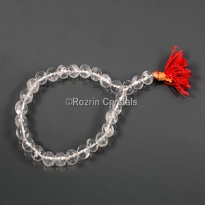 With Good Quality of Clear Quartz Power Healing Gemstone <b>Bracelet</b> : Fancy Clear Quartz Power Healing Gemstone <b>Bracelet</b> For Sale - Product Image 1