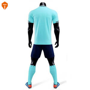 Ensemble d'uniforme de football de bon marché, uniforme de football personnalisé, nouveau style, en jersey, - Product Image 2