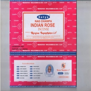 Satya Nag Champa Handmade Aromatic Rose & Indian Incense Sticks with Herbs-Exports - Product Image 2