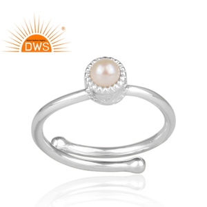 Vêtements de fête en argent fin solide, bague couronne ronde fantaisie, vente en gros, fabrication de bijoux pour filles, vente en gros - Product Image 2