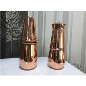 Gourde en cuivre 100% pour boissons polies, contenant de boisson, pour des convives, prix d'italie, 1 pièce - Product Image 4