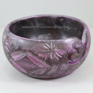 Bols porte-boules en fil de bois HHO pour crochet et tricot accessoire de couture tailles assorties fabricant et exportateur indien - Product Image 2