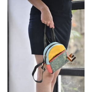 Genuine Leather Multicolor Mini <b>Backpack</b> Small Rucksack Waterproof Casual Little Day Pack Lightweight <b>Backpack</b> For Women & Girls - Product Image 1